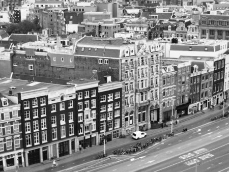 aerial Amsterdamの写真素材