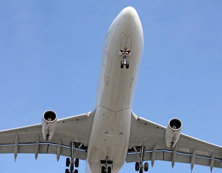 big plane coming in for landing