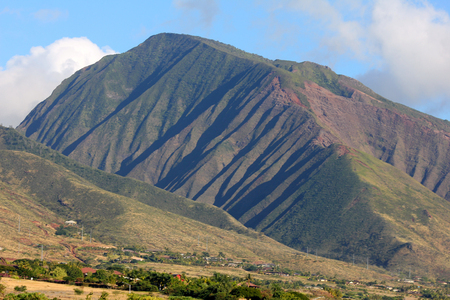 west maui mountains hawaiiの写真素材