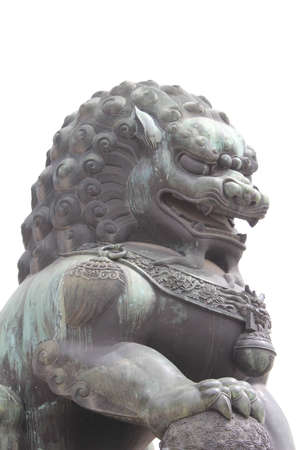 Imperial guardian lionの写真素材