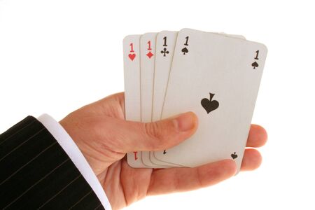 conceptual shot representing luck and success
