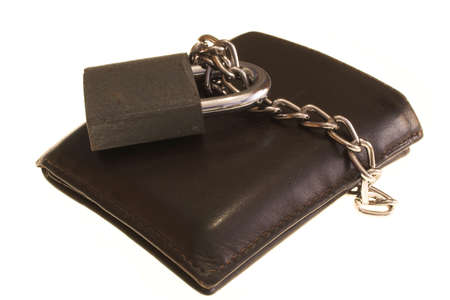 conceptual shot representing financial difficulties and security