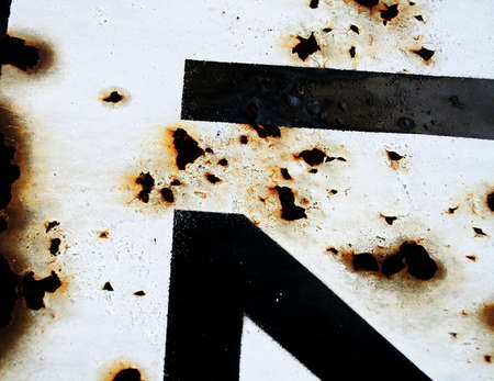 detail from a rusty metalの写真素材