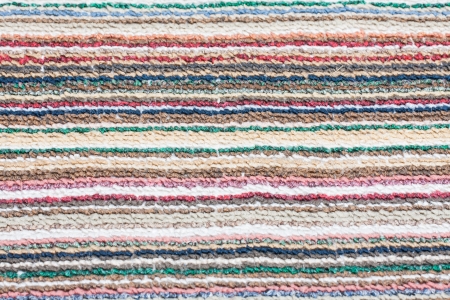 Close up of colorful carpet texture の写真素材