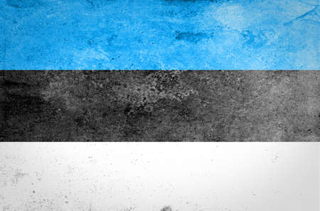 Grunge Estonia Flag の写真素材