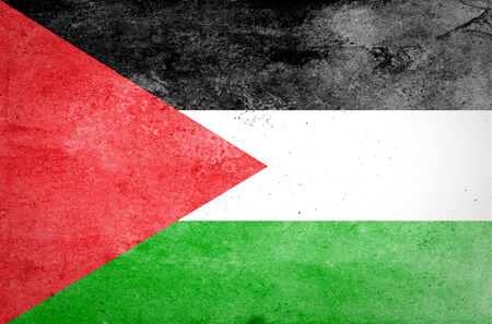 Grunge of Palestine Flag の写真素材