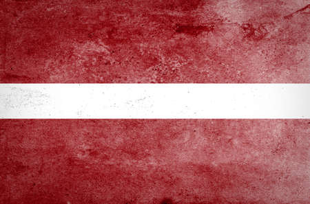 Grunge of Latvia flag の写真素材