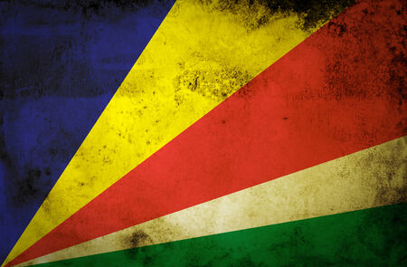 Grunge Seychelles Flag の写真素材