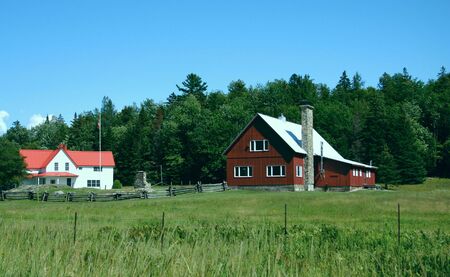 Farm in Gatineauの写真素材
