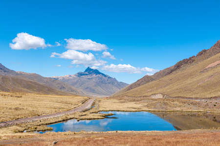 Mountains and lakes of the Andes