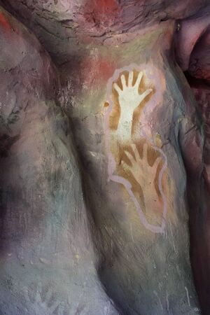 Hand painting at Dusit Zoo, Bangkok, Thailandのeditorial素材