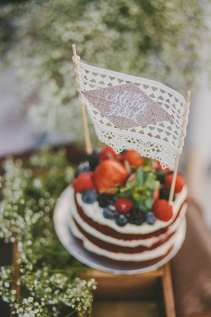 birthday cakeの写真素材