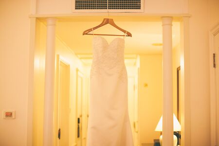 Classic wedding dressの写真素材