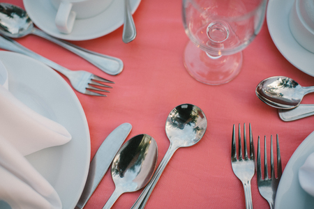 Dining tableの写真素材