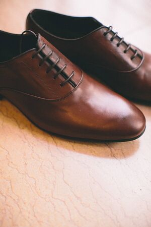 Men formal shoesの写真素材