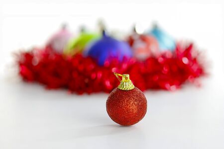 A christmas ball ornaments for christmas treeの写真素材