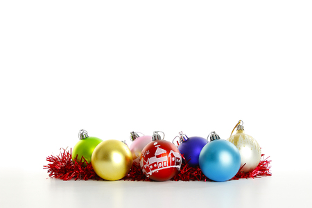 A christmas ball ornaments for christmas treeの写真素材