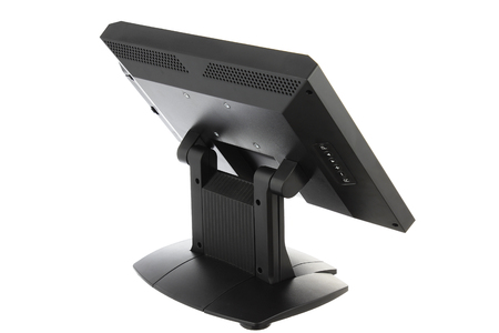 Point Of Sale System with Screen Monitor On White Backgroundの写真素材