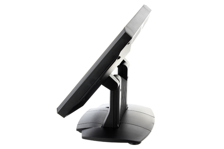 Point Of Sale System with Screen Monitor On White Backgroundの写真素材