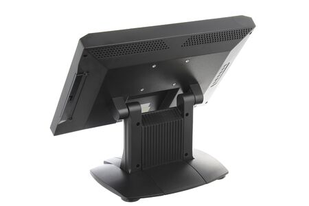 Point Of Sale System with Screen Monitor On White Backgroundの写真素材