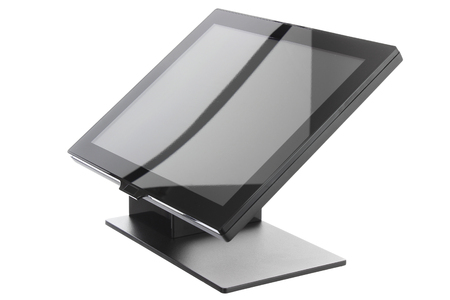 Point Of Sale System with Screen Monitor On White Backgroundの写真素材