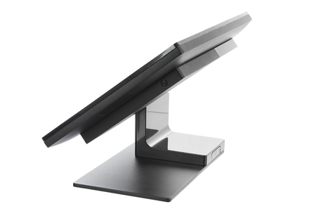 Point Of Sale System with Screen Monitor On White Backgroundの写真素材