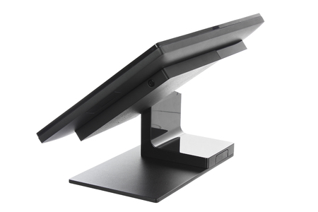 Point Of Sale System with Screen Monitor On White Backgroundの写真素材