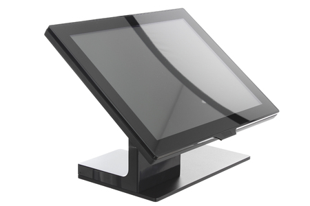 Point Of Sale System with Screen Monitor On White Backgroundの写真素材