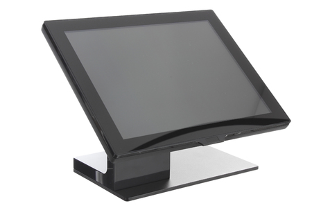 Point Of Sale System with Screen Monitor On White Backgroundの写真素材