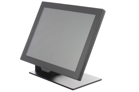 Point Of Sale System with Screen Monitor On White Backgroundの写真素材