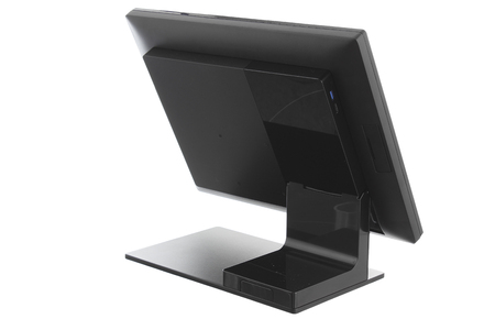 Point Of Sale System with Screen Monitor On White Backgroundの写真素材
