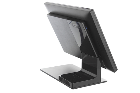 Point Of Sale System with Screen Monitor On White Backgroundの写真素材