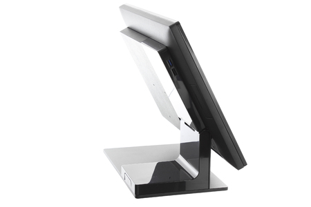 Point Of Sale System with Screen Monitor On White Backgroundの写真素材