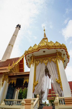 Thai crematorium for buddhists in the templeの写真素材