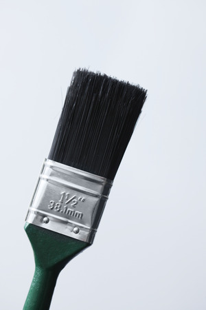 Green professional paint brushの写真素材