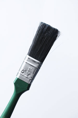 Green professional paint brushの写真素材