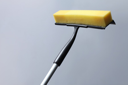 Yellow wiper for cleaning window