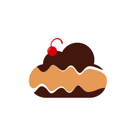 Cloud Bakery logo design vector template. Bakery logo concept