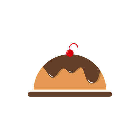 Cake logo design vector template. Bakery logo concept