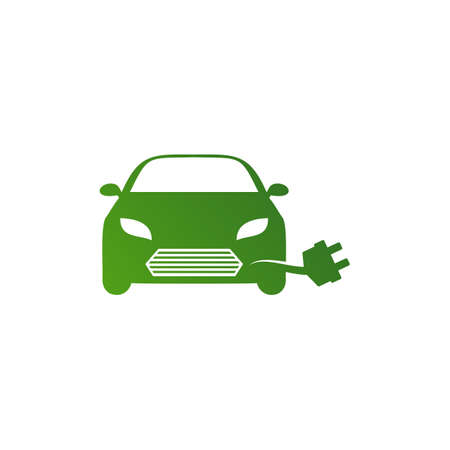 Electric Car logo vector template, Creative Car logo design conceptsのイラスト素材