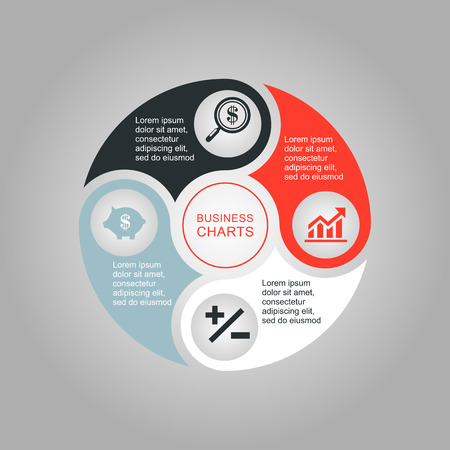 Business Diagram circleのイラスト素材