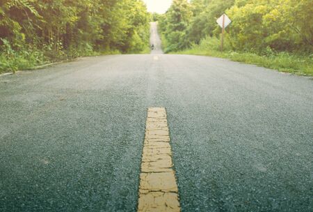 country roadの写真素材