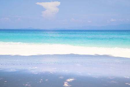 Beautiful beach and tropical sea at Cock Burn Island, Myanmar.