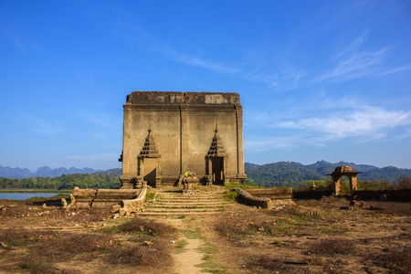 Old Temple in Thailandの写真素材