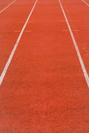 The Blank Running trackの写真素材