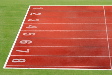 running track starting positions 