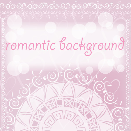 romantic in ethnic styleのイラスト素材