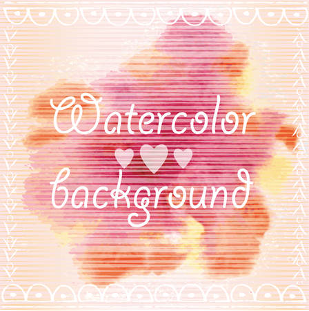 watercolor backgroundのイラスト素材