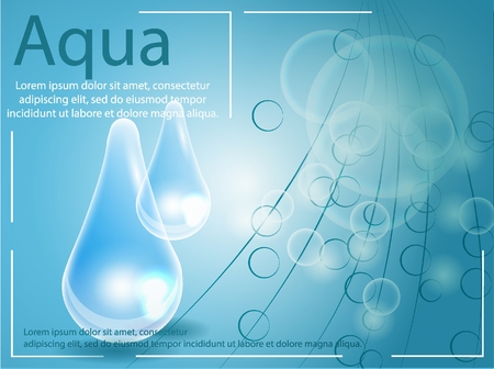 Coenzyme Q10. Supreme collagen oil drop essence with DNA helix. Premium shining serum droplet. Vector illustration.のイラスト素材