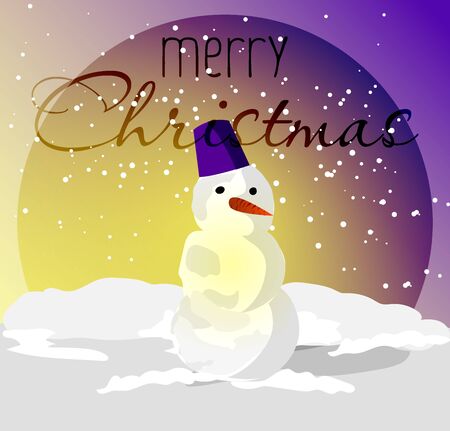 Cartoon characters vector illustration. Merry christmas, hallo winter. boy and girl.のイラスト素材
